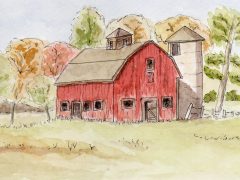 Old Barn in Fall