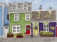 Vividly Colored Houses