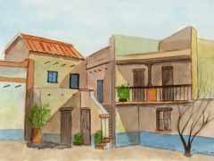 A Mexican House painting