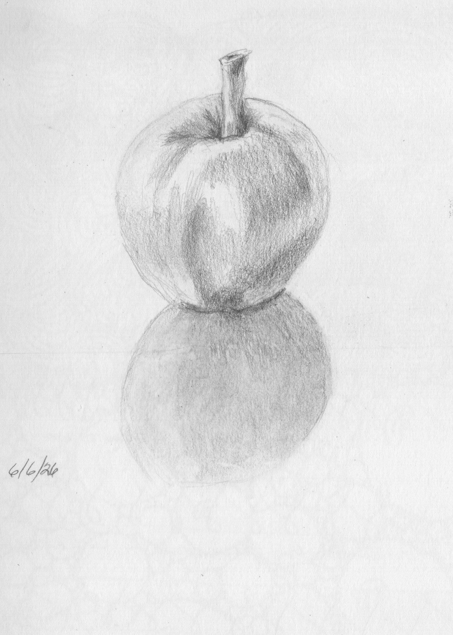 Apple in Graphite